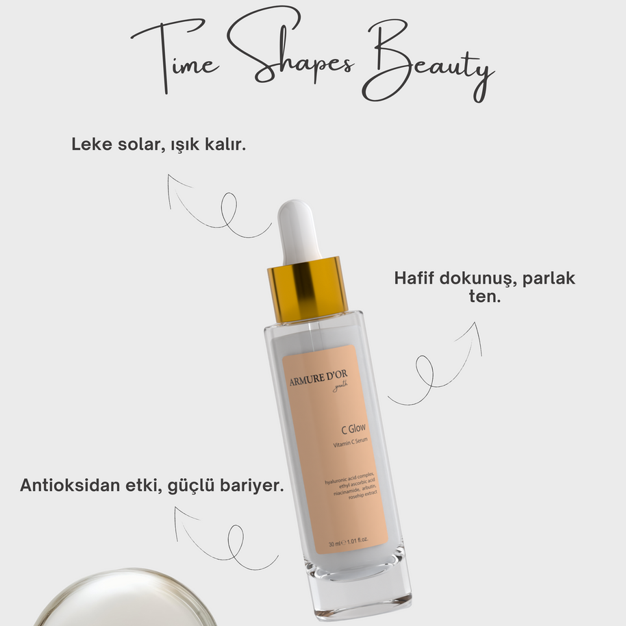 ARMURE D'OR C GLOW - Vitamin C Cilt Tonu Eşitleyici Ve Aydınlatıcı Serum