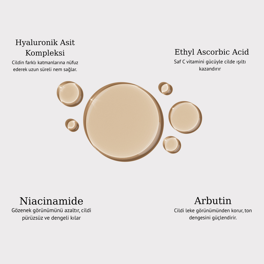 ARMURE D'OR C GLOW - Vitamin C Cilt Tonu Eşitleyici Ve Aydınlatıcı Serum