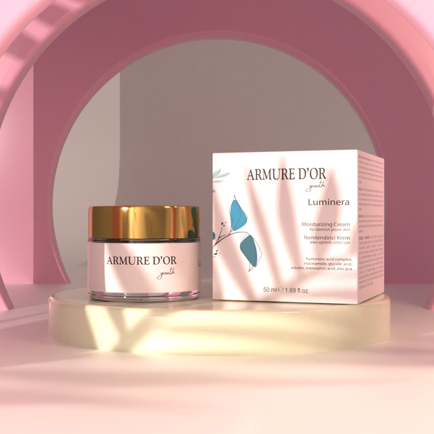 ARMURE D'OR Luminera - Leke Eğilimli Ciltler İçin Nemlendirici Krem