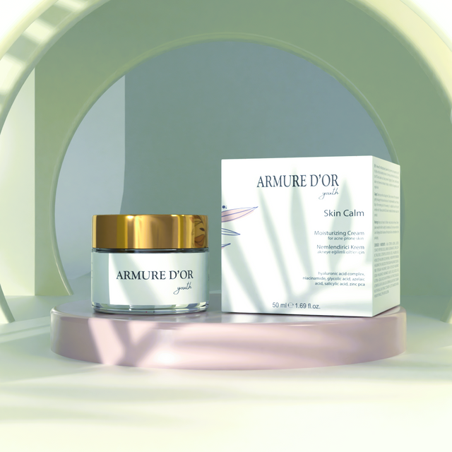 ARMURE D'OR Skin Calm - Akneye Eğilimli Ciltler İçin Nemlendirici Krem