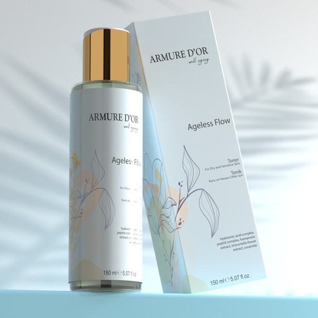 ARMURE D'OR Ageless Flow - Kuru Ve Hassas Ciltler İçin Tonik