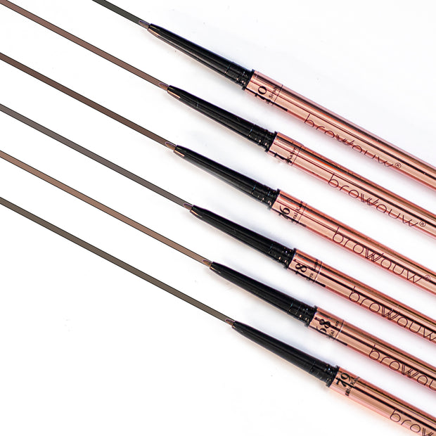 BROWWAUW Crayon Slim Kaş Kalemi - Sıcak Kumral Kahve No:76