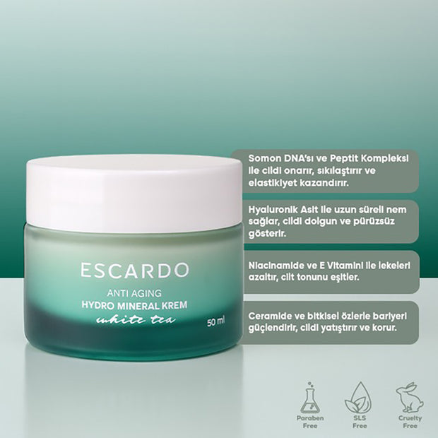 ESCARDO HYDRO MİNERAL ANTİ AGİNG KREM
