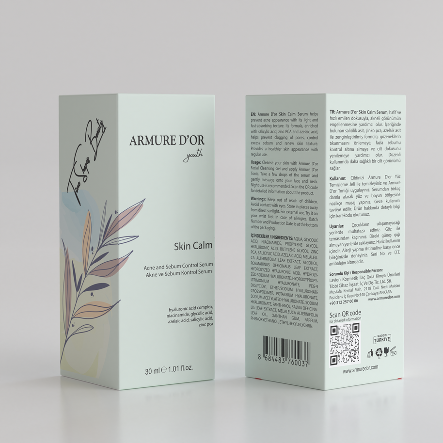 ARMURE D'OR Skin Calm - Acne Karşıtı Ve Sebum Kontrol Serumu