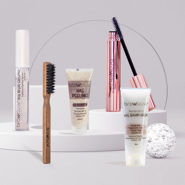 Browwauw Besleyici ve Yenileyici Kaş Güzellik Seti
