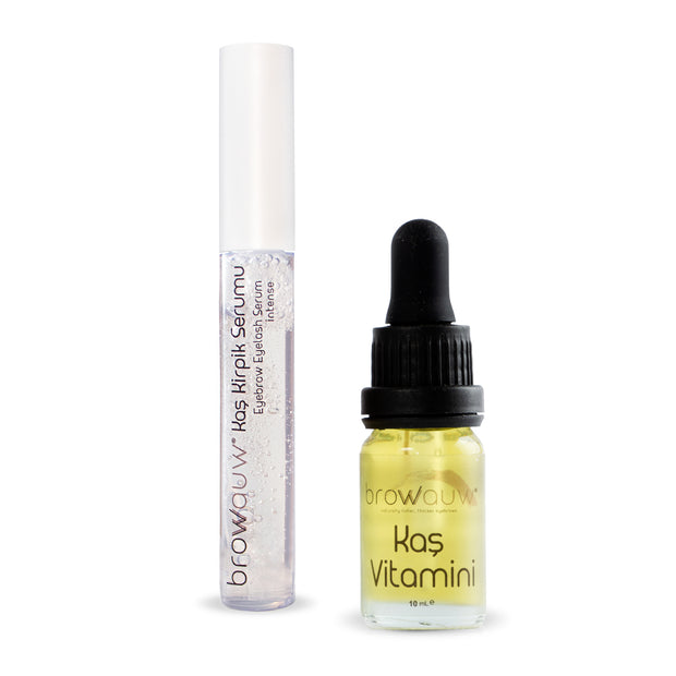 Browwauw Güçlü Bakışlar İçin Vitamin ve Serum Seti
