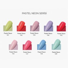 Wau Nails UV Kalıcı Oje 10 ml - Pastel Neon Serisi Pastel Neon 108
